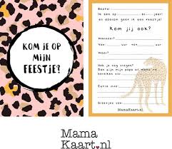 Bol Com Uitnodigingen Feestje Meisje Luipaard Mamakaart Nl
