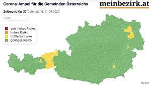 Die hauptkarte wird durch weitere karten und zusätzliche visualisierungen. Diese Bezirke In Osterreich Sind Rot Die Corona Ampel Als Online Karte Mit Suchfunktion Fur Die Coronavirus Lage Deinem Bezirk