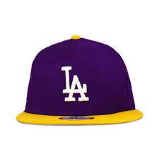 Los Angeles Dodgers Lakers Colors Gray Under 9fifty Lakers Colors Hats Lakers
