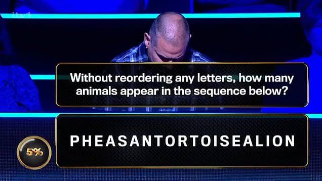 The 1% Club fans clash over 'outrageous and badly worded' question for  leading contestants astray - but can you solve it? | Daily Mail Online