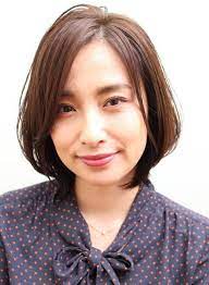 ボブ 30代40代 菅野美穂さん風 結べるボブ beautrium 265の髪型 ヘアスタイル ヘアカタログ 2020秋冬 ヘアスタイル ボブ ボブ 30代