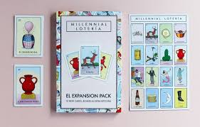 Not only can your family learn how to play it, everyone can pitch in and to help make it! Millennial Loteria Millennial Loteria