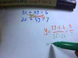 We did not find results for: Rumus Cepat Eliminasi Bintang Persamaan Aljabar Youtube
