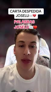 CARTA despedida de JOSELU✉️💔 #joselu #realmadrid #carta #triste #despedida  #tiktokviral