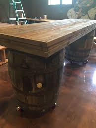 Barrel Table Etsy Barrel Table Wine Barrel Table Barrel Bar