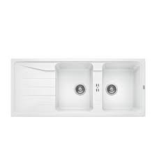 Blanco Evier Cuisine Sona 8 S Granit 2 Bacs Blanc 520916 Cuisissimo