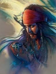 Rare John Alvin Disney Pirates Jack Sparrow Canvas Art Heart S Desire Le New Ebay Capitaine Jack Sparrow Art Disney