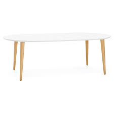 Give your dining room a hint of rustic style with this grain wood furniture valeria dining table. Olivia Round Scandinavian Dining Table With Extensions In Matt White Wood 120 220x120x75 Cm