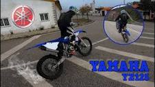 HE FELL IN THE STREET ON HIS YZ125! * FUNNY * - YouTube