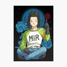 Android 17 was made superior to 18, yet they were both fiercely strong. Android 17 Wall Art Redbubble