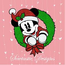 The most common christmas mickey svg material is ceramic. Mickey Wreath Svg Christmas Svg Mickey Svg Wreath Svg Cut File Iron On Decal Cricut Silhouette Scanncut Many More