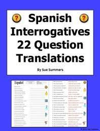 Resultado De Imagen De Questions Words In English Spanish Question Words Spanish Questions Word Sentences