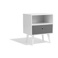 Table De Chevet Bilbao Blanche 1 Tiroir Et 1 Niche Table De Chevet Chambre Meuble Gifi Table De Chevet Meuble Gifi Chevet