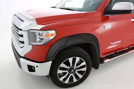 We currently carry 11 fender flare products to choose from for your 2017 toyota tundra, and our inventory prices range from as little as $223.99 up to $406.99. Amazon Com Bushwacker 30923 02 Drt Style Fender Flares Front And Rear 2014 2021 Toyota Tundra Automotive
