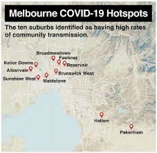 If you have been in a declared hotspots. Coronavirus Melbourne 10 Victorian Suburbs Identified As Covid 19 Hot Spots Herald Sun