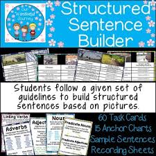 structured sentence builder