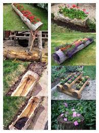 Great Diy Ideas For Your Garden Made From Tree Logs My Desired Home Garden Yard Ideas Diy Garden Garden Projects