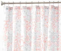 Aprima Casbah Gray Orange Fabric Shower Curtain Big Lots In 2020 Fabric Shower Curtains Orange Fabric Curtains