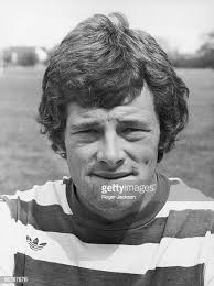 Full back Ian Gillard wearing his Queen's Park Rangers shirt,... News Photo 