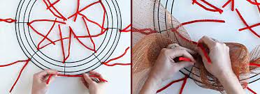 Bien vite, les lumières a se produit. Comment Faire Une Couronne De Noel Guide Complet