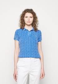 Shop the latest chic styles of 2021 cable knit sweater of tank tops from women collections at zaful with prices down to $7.65. Polo Ralph Lauren Cable Polo Shirt Keel Blue Blue Zalando De