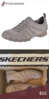 Skechers Brand New Never Worn Too Big For Me Knit Happens Wide Fit Color Is Taupe With Air Cooled Memory Foam Skec Skechers Skechers Shoes Women Shopping