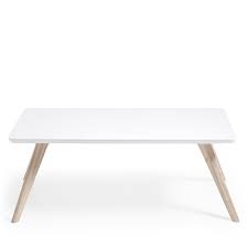 Matelas jamais servi et tissus sans taches ni odeurs (78. Table Basse Rectangle Bois Frene Blanc Mat Joshua By Drawer