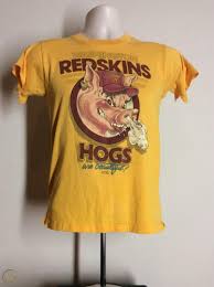 The origin of nicknames is often forgotten over time. Vtg 1983 Washington Redskins Hogs Are Beautiful T Shirt S Xs 80s Super Bowl 1860433601