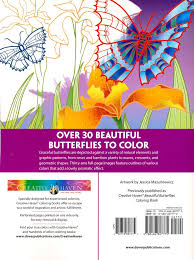 Most of us might already know that butterflies undergo a life cycle called metamorphosis. Beautiful Butterflies Adult Coloring Book Jessica Mazurkiewicz 9780486807775 Christianbook Com