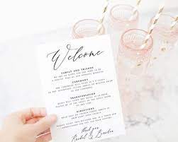It not only makes your guests feel special, it is a great way to express your gratitude. Wedding Welcome Letter Template Welcome Letter Printable Etsy Wedding Welcome Letters Wedding Itinerary Wedding Welcome