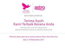 Yes, you heard it right! Astro Is Giving Away Free Access To All Of Its Channels From 3 19 November 2017 News Rojak Daily