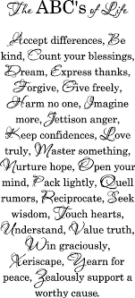We searched and searched to find some of the best jokes for every letter in the alphabet. The Abc S Of Life Would Make A Great Memorization Recitation Piece For Class Inspirational Quotes Words Inspirational Words