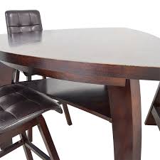 Bench furniture is critical to making your workspace productive. 76 Off Bob S Discount Furniture Bob S Furniture Boomerang Bar Stool And Bench Set Tables