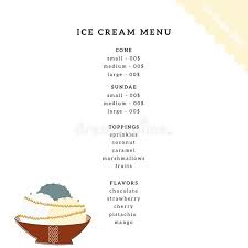 Polar bear ice cream is located near the cities of woodland hls, calabasas, canoga park, bell canyon, and west hills. A Menu Template For Cafe Or Shop With Hand Drawn Vector Illustration Of Little Cute Polar Bear With Ice Cream Stock Vector Illustration Of Milk Isolated 167032606