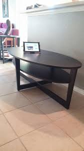 Ikea Vejmon Coffee Table Oval Black Brown 35 149 New For Sale In Round Rock Tx 5miles Buy And Sell