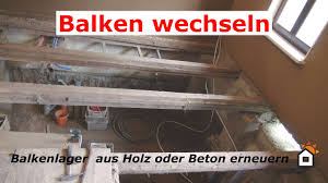 Eine decke im altbau sollte regelmäßig untersucht und altbauten haben in der regel holzbalkendecken. Holzbalkendecke Balken Austauschen Youtube