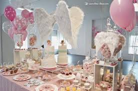 Whether it's for anniversaries, graduations, birthdays or holiday celebrations, parties are an integral part of a rich, full life. 47 Angel Theme Party Ideas Angel Theme Angel Baby Shower Party