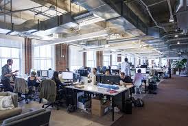Spaces We Love Lumosity S San Francisco Headquarters Office Design Design Exposed Ceilings