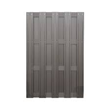 Everfloor Wpc Zaunelement 120 X 180 Cm Anthrazit Gartenfreude