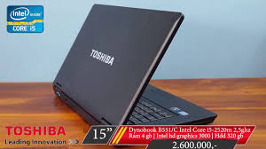 Harga laptop asus core i5 di tahun 2019. Toshiba Dynabook B551 Core I5 Medium Gaming Harga 2 Juta An Flash Review Youtube