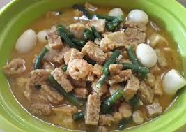 Resep sayur tahu tempe telor santan praktis bu yun kali ini akan membagikan resep sederhana cara membuat sayur tahu. Cara Resep Tahu Tempe Udang Telur Puyuh Kuah Santan Nikmat