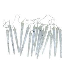Northlight 28ct Dripping Icicle Snowfall Christmas Light Tubes White 14 25 Clear Wire In 2020 Icicle Christmas Lights Christmas Lights Icicle Lights