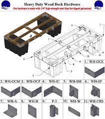 Interlocking modular floating dock can function as boat and personal watercraft (pwc) dry docks, modular barges, special event landings, and more. Wood Marne Dock Plan Kits