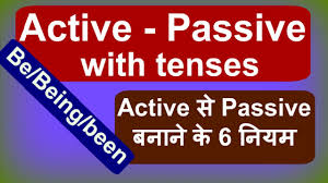 active and passive voice in hindi english grammar in hindi