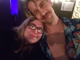 Tiny Moving Parts tour photos of Dylan cheesing