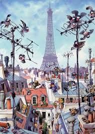 This 1000 piece puzzle by springbok is a gorgeous illustration of the neighborhood streets near the eiffel tower. Eiffel Tower 1000 Pieces Heye Puzzle Warehouse