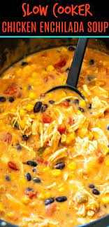 Slow Cooker Chicken Tortilla Soup Spicy Southern Kitchen Recipe Soup Recipes Slow Cooker Chicken Crockpot Recipes Slow Cooker Chicken Tortilla Soup