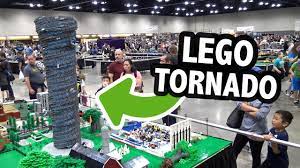 Tornado tears through chicago suburbs. Lego City With Huge Spinning Tornado Brickworld Chicago 2019 Youtube