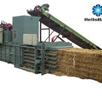 Hydraulic horizontal sugarcane straw press baling machine