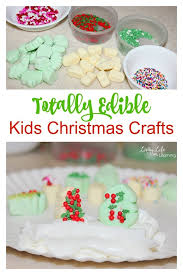 Whether you're making them for a party, santa, or just a cozy night in by the fireplace. Edible Kids Christmas Crafts